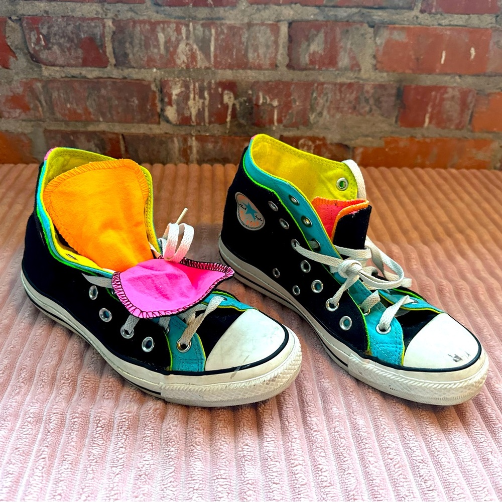 CONVERSE Multi Color Hightop Shoes